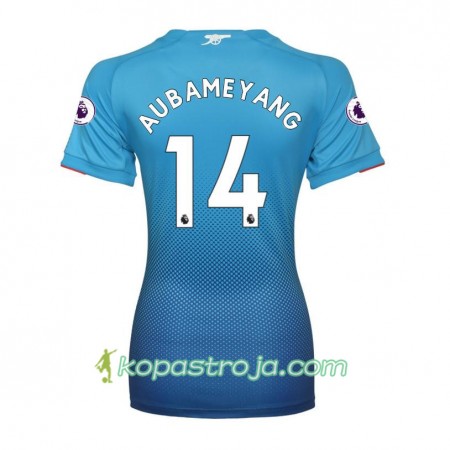 Billiga Fotbollströjor Arsenal Aubameyang 14 Dam Borta tröja 2017/18 Kortärmad