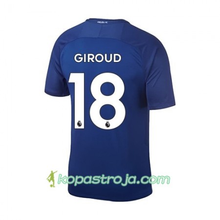 Billiga Fotbollströjor Chelsea Olivier Giroud 18 Hemma tröja 2017/18 Kortärmad