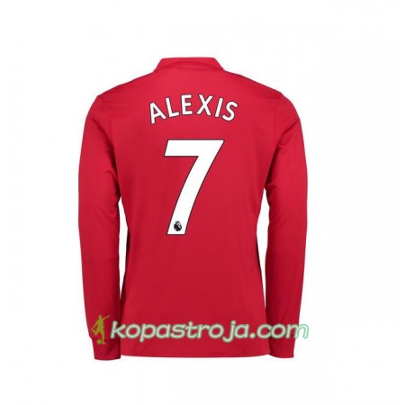 Billiga Fotbollströjor Manchester United Alexis Sanchez 7 Hemma tröja 2017/18 Långärmad