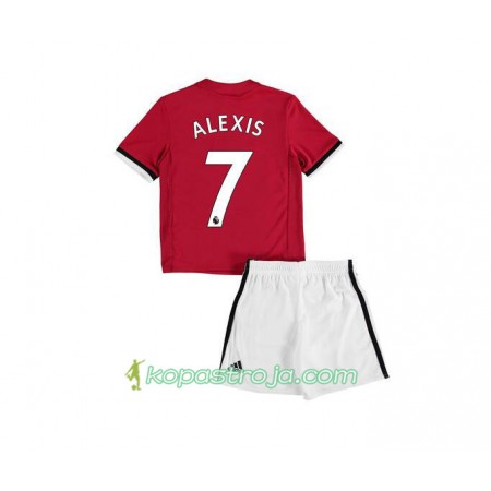 Billiga Fotbollströjor Manchester United Alexis Sanchez 7 Barn Hemma tröja 2017/18 Kortärmad