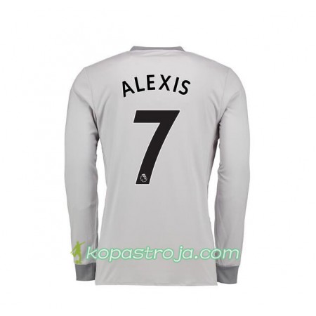 Billiga Fotbollströjor Manchester United Alexis Sanchez 7 Tredje tröja 2017/18 Långärmad