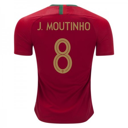 Billiga Fotbollströjor Portugal Joao Moutinho 8 WM 2018 Hemma tröja