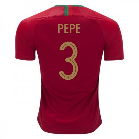 Billiga Fotbollströjor Portugal Pepe 3 WM 2018 Hemma tröja