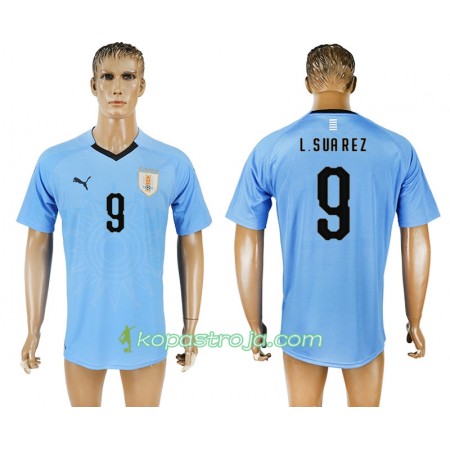 Billiga Fotbollströjor Uruguay Luis Suarez 9 WM 2018 Hemma tröja