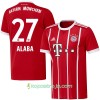 Billiga Fotbollströjor FC Bayern München Alaba 27 Hemma tröja 2017/18 Kortärmad