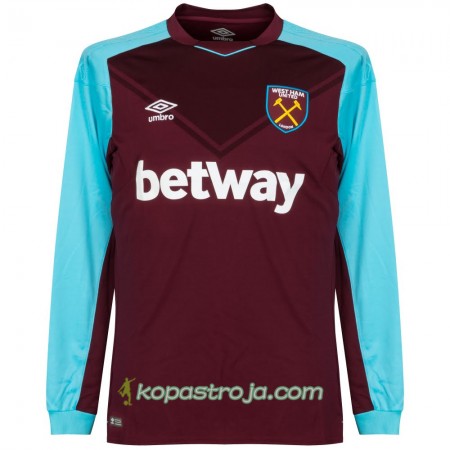 Billiga Fotbollströjor West Ham United Hemma tröja 2017/18 Långärmad