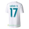 Billiga Fotbollströjor Real Madrid Lucas V. Hemma tröja 2017/18 Kortärmad