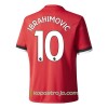 Billiga Fotbollströjor Manchester United Ibrahimovic 10 Hemma tröja 2017/18 Kortärmad