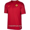 Billiga Fotbollströjor AS Roma Dzeko 9 Hemma tröja 2017/18 Kortärmad