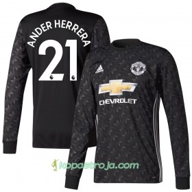 Billiga Fotbollströjor Manchester United Ander Herrera Borta tröja 2017/18 Långärmad