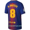 Billiga Fotbollströjor FC Barcelona A. Iniesta 8 Hemma tröja 2017/18 Kortärmad