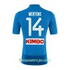 Billiga Fotbollströjor SSC Napoli Mertens 14 Hemma tröja 2017/18 Kortärmad
