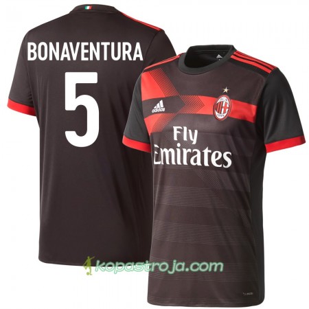 Billiga Fotbollströjor AC Milan Bonaventura 5 Tredje tröja 2017/18 Kortärmad