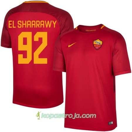 Billiga Fotbollströjor AS Roma El Shaarawy 92 Hemma tröja 2017/18 Kortärmad
