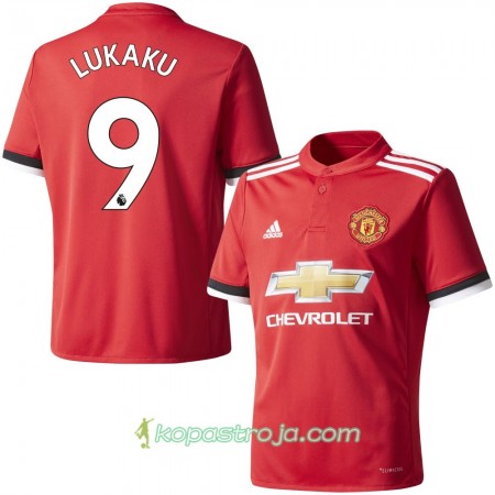 Billiga Fotbollströjor Manchester United Lukaku 9 Hemma tröja 2017/18 Kortärmad