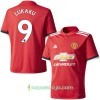 Billiga Fotbollströjor Manchester United Lukaku 9 Hemma tröja 2017/18 Kortärmad