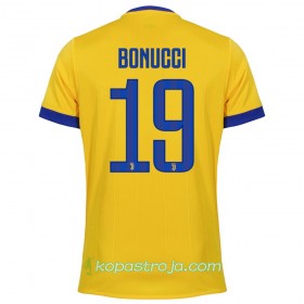 Billiga Fotbollströjor Juventus Bonucci 19 Borta tröja 2017/18 Kortärmad