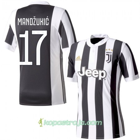 Billiga Fotbollströjor Juventus Mandzukic 17 Hemma tröja 2017/18 Kortärmad