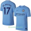 Billiga Fotbollströjor Manchester City De Bryune Hemma tröja 2017/18 Kortärmad
