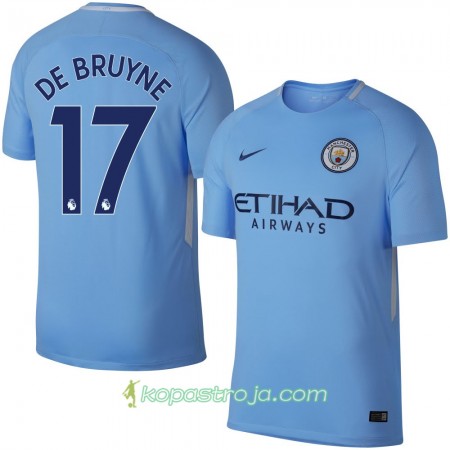 Billiga Fotbollströjor Manchester City De Bryune Hemma tröja 2017/18 Kortärmad