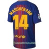 Billiga Fotbollströjor FC Barcelona Mascherano 14 Hemma tröja 2017/18 Kortärmad