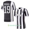 Billiga Fotbollströjor Juventus Bonucci 19 Hemma tröja 2017/18 Kortärmad