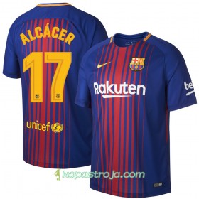 Billiga Fotbollströjor FC Barcelona Alcácer 17 Hemma tröja 2017/18 Kortärmad