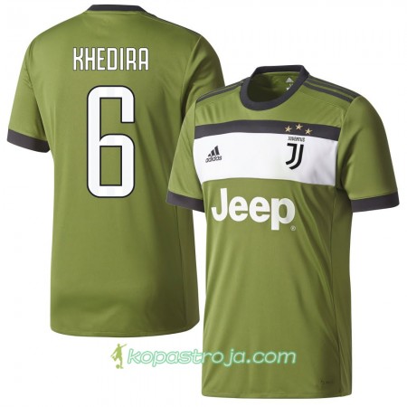 Billiga Fotbollströjor Juventus Khedira 6 Tredje tröja 2017/18 Kortärmad