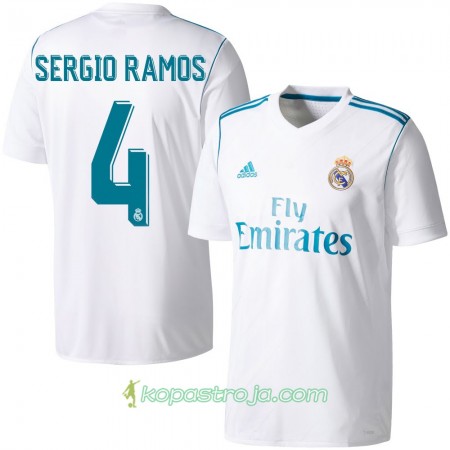 Billiga Fotbollströjor Real Madrid Sergio Ramos Hemma tröja 2017/18 Kortärmad