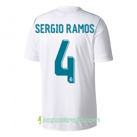 Billiga Fotbollströjor Real Madrid Sergio Ramos Hemma tröja 2017/18 Kortärmad