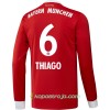 Billiga Fotbollströjor FC Bayern München Thiago 6 Hemma tröja 2017/18 Långärmad