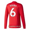 Billiga Fotbollströjor Manchester United Pogba 6 Hemma tröja 2017/18 Långärmad