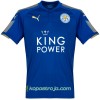 Billiga Fotbollströjor Leicester City Mahrez Hemma tröja 2017/18 Kortärmad