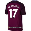Billiga Fotbollströjor Manchester City De Bruyne Borta tröja 2017/18 Kortärmad