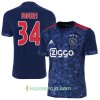 Billiga Fotbollströjor AFC Ajax Nouri 34 Borta tröja 2017/18 Kortärmad