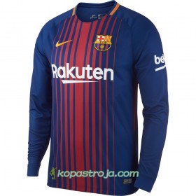 Billiga Fotbollströjor FC Barcelona Hemma tröja 2017/18 Långärmad