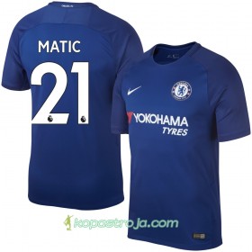 Billiga Fotbollströjor Chelsea Matic Hemma tröja 2017/18 Kortärmad