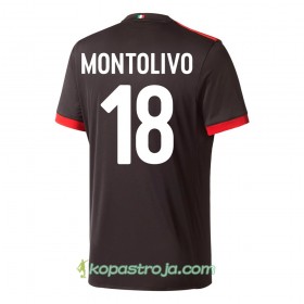 Billiga Fotbollströjor AC Milan Montolivo 18 Tredje tröja 2017/18 Kortärmad