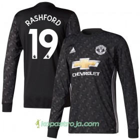 Billiga Fotbollströjor Manchester United Rashford Borta tröja 2017/18 Långärmad