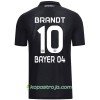 Billiga Fotbollströjor Bayer 04 Leverkusen Brandt 10 Hemma tröja 2017/18 Kortärmad