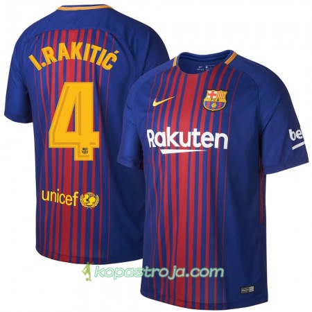 Billiga Fotbollströjor FC Barcelona I. Rakitic 4 Hemma tröja 2017/18 Kortärmad