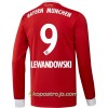 Billiga Fotbollströjor FC Bayern München Lewandowski 9 Hemma tröja 2017/18 Långärmad