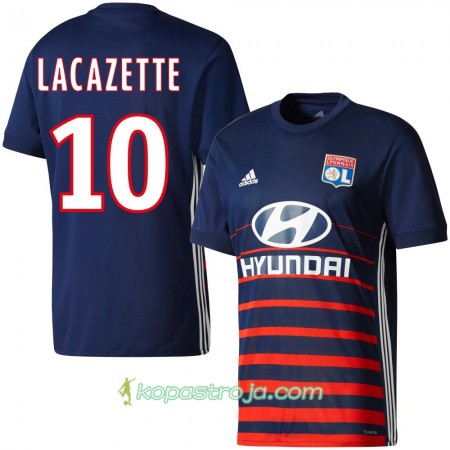 Billiga Fotbollströjor Olympique Lyonnais Lacazette Borta tröja 2017/18 Kortärmad