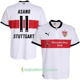 Billiga Fotbollströjor VfB Stuttgart Asano 11 Hemma tröja 2017/18 Kortärmad