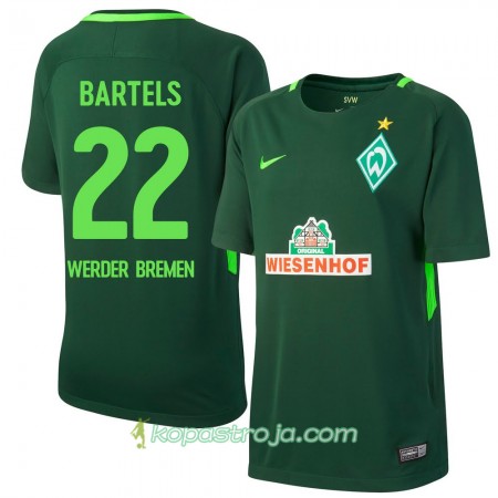Billiga Fotbollströjor Werder Bremen Bartels 22 Hemma tröja 2017/18 Kortärmad