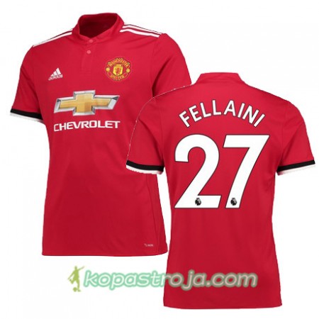 Billiga Fotbollströjor Manchester United FELLAINI 27 Hemma tröja 2017/18 Kortärmad