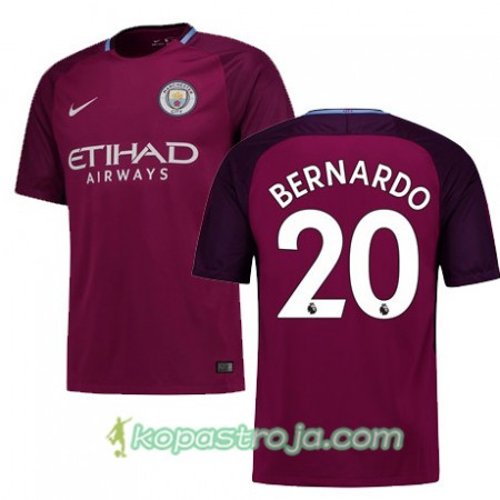 Billiga Fotbollströjor Manchester City BERNARDO 20 Borta tröja 2017/18 Kortärmad