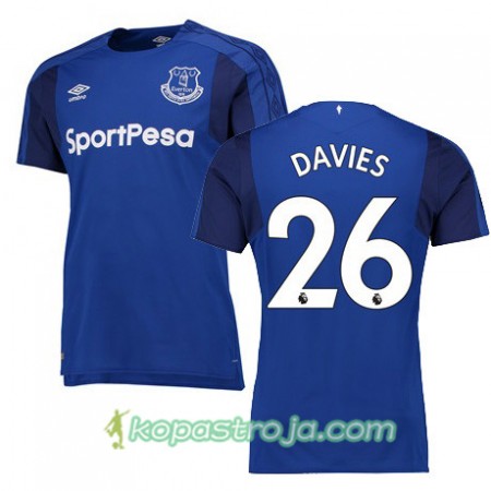 Billiga Fotbollströjor Everton DAVIES Hemma tröja 2017/18 Kortärmad