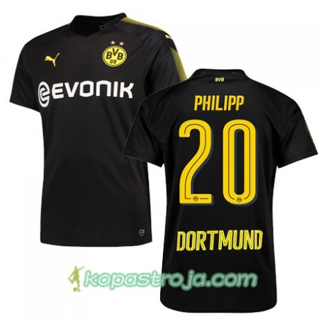 Billiga Fotbollströjor Borussia Dortmund PHILIPP 20 Borta tröja 2017/18 Kortärmad