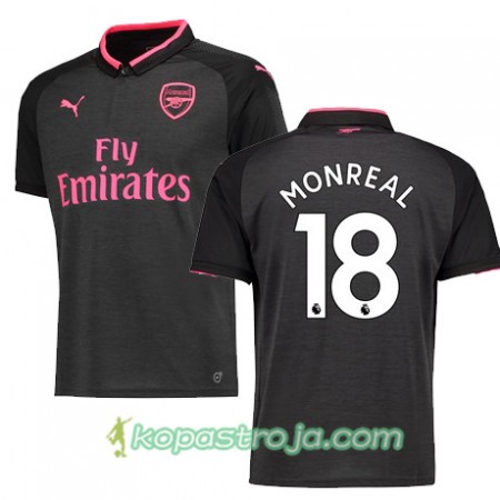 Billiga Fotbollströjor Arsenal MONREAL 18 Tredje tröja 2017/18 Kortärmad
